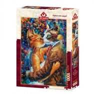 Art Puzzle 4226 Aşık Kedilerin Dansı 1000 Parça Puzzle