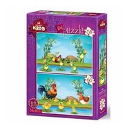 Art Puzzle 4496 Hayvanlar ve Yavruları