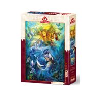 Art Puzzle 5218 1000 Parça Gündüz ve Gece Prensesleri Puzzle
