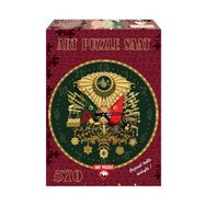 Art Puzzle 570 Parça Saatli Yaldızlı Osmanlı Arması Puzzle