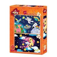 Art Puzzle Astronot ve Mini Pegasus