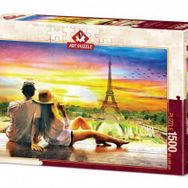 Art Puzzle Günbatımında Romantizm 1500 Parça Puzzle