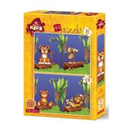 Art Puzzle Orman Dostları 12+24 Parça 2'li Çocuk Puzzle