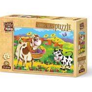 Art Puzzle Romantik İnek 25 Parça Ahşap Puzzle