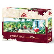 Art Puzzle Verandadaki Misafir Panorama 1000 Parça Puzzle
