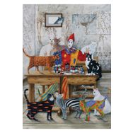 Art Renkli Kediler 260 Parça Puzzle