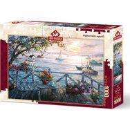 Art Sabah Keyfi 1000 Parça Puzzle
