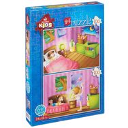 Art Uyku Vakti ve Bale Provası 2x100 Parça Puzzle