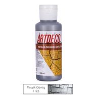 Artdeco 1122 100 ml Mat Gümüş Örümcek Çatlatma Boyası