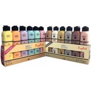 Artdeco 12x75 ml Pastel ve Metalik Set Akrilik Boya