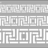 Artdeco 216 Bordür 20x30 cm Stencil Boyama Şablonu