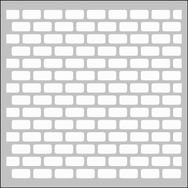 Artdeco 30x30 cm Tuğla Deseni N130 Stencil