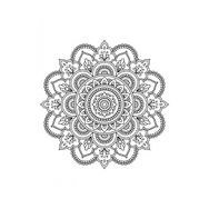 Artdeco 30X40 cm Mandala Desenli Tuval
