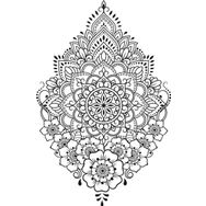 Artdeco Otantik 40x50 cm Kına 2 Desenli Tuval