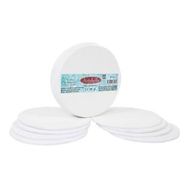 Artebella 10 cm 8'li Set Preslenmiş Tuval Kompozit Yuvarlak