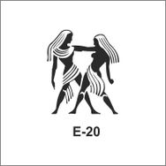 Artebella 10x10 cm E-20 Stencil Şablon