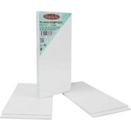 Artebella 10x20 cm 4'lü Set Preslenmiş Kompozit Plaka