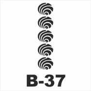 Artebella 10x20 cm B-37 Stencil Şablon