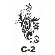 Artebella 15x20 cm C-2 Stencil Şablon