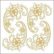 Artebella 16x16 cm 7304G Gold Transfer