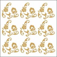 Artebella 16x16 cm 7317G Gold Transfer