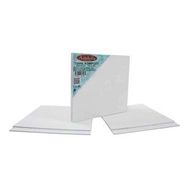 Artebella 16x17 cm 4'lü Set Preslenmiş Tuval Kompozit