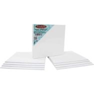 Artebella 16x17 cm 8'li Set Preslenmiş Tuval Kompozit