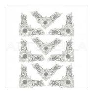 Artebella 1763K Koyu Zemin 23x34 cm Büyük Dantel Kolay Transfer