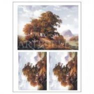 Artebella 17x24 cm Koyu Zemin 1292K Küçük Kolay Transfer