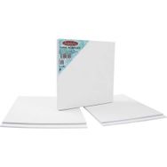 Artebella 20x20 cm 4'lü Set Preslenmiş Tuval Kompozit