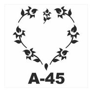 Artebella 20x20 cm A-45 Stencil Şablon