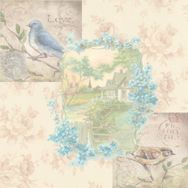 Artebella 6004K Koyu Zemin 25x25 cm Mixart Kolay Transfer