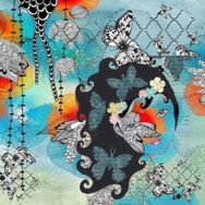 Artebella 6069V 25x25 cm Açık Zemin Mixart Kolay Transfer
