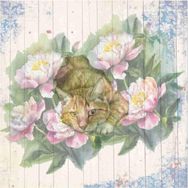 Artebella 6079K 25x25 cm Koyu Zemin Mixart Kolay Transfer