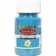 Artebella 860750 Turkuaz 50 ml Transparan Çini Seramik Boyası