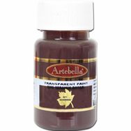 Artebella 861150 Kahverengi 50 ml Transparan Çini Seramik Boyası