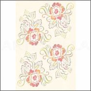 Artebella 927K Koyu Zemin 23x34 cm Soft Transfer