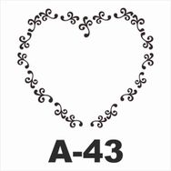 Artebella A-43 20X20 cm Stencil