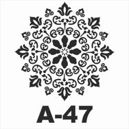 Artebella A-47 20X20 cm Stencil