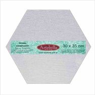 Artebella Altıgen 30x35 cm Tuval Kompozit