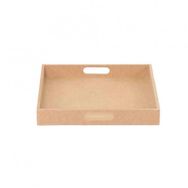 Artebella ATP081 35X35X5 cm Ahşap Mdf Tepsi