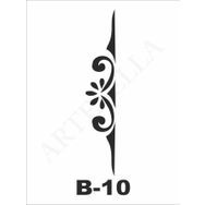 Artebella B-10 10X20 cm Stencil
