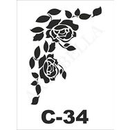Artebella C-34 15X20 cm Stencil