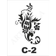 Artebella C-4 2 15X20 cm Stencil