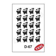 Artebella D-67 20X30 cm Stencil