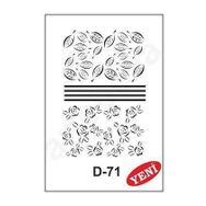 Artebella D-71 20X30 cm Stencil