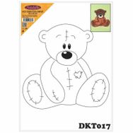 Artebella DKT017 25x35 cm Desenli Tuval Kompozit Boyama
