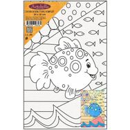 Artebella DKT058 20x30 cm Desenli Tuval Kompozit Boyama
