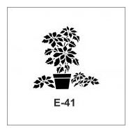 Artebella E-41 10X10 cm Stencil