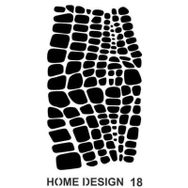 Artebella HDS18 35x50 cm Home Desingn Stencil